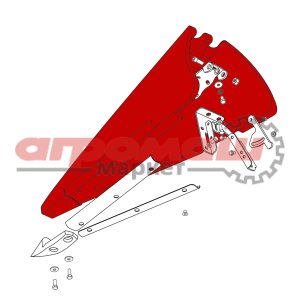 03.4116.00, 03411600, 03.4116.00-R, capello, quasar, spare, parts, капелло, капело, квазар, запчасти, запасные, части, беларусь, делитель, разделитель, наконечник, правый