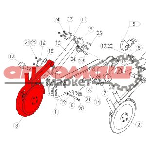 98374802, tume, agri, tume-agri, original, nova, combi, gemini, новакомби, нова, комби, гемини, туме, тумэ, агри, туме-агри, запчасти, запасные, части, беларусь, оригинал, сошник, комплект, в сборе, задний