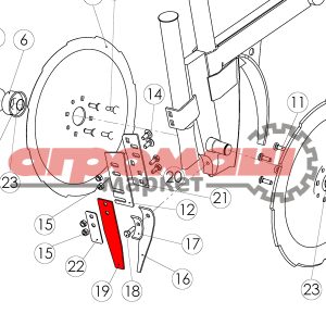 98442204, tume, agri, tume-agri, original, nova, combi, gemini, новакомби, нова, комби, гемини, туме, тумэ, агри, туме-агри, запчасти, запасные, части, беларусь, оригинал, выравниватель, чистик, язычок, пластина