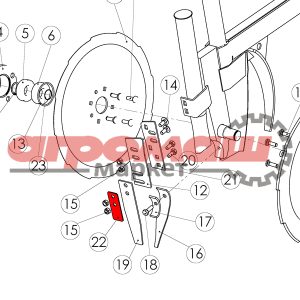 98447874, tume, agri, tume-agri, original, nova, combi, gemini, новакомби, нова, комби, гемини, туме, тумэ, агри, туме-агри, запчасти, запасные, части, беларусь, оригинал, пластина, пластинка, крепление