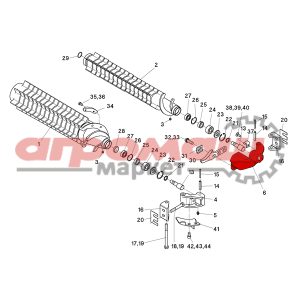 501414, geringhoff, rota, disc, disk, герингхофф, герингоф, геринов, герингофф, рота диск, ротадиск, запчасти, запасные, части, беларусь, опора, кронштейн, вала, вальца