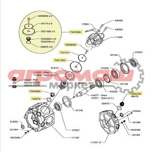 75073900, hardi, харди, ремкомплект, набор, насоса, 463, 464, ремонтный, комплект, kit, parts, запчасти, запасные, части, беларусь
