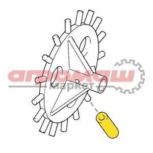 AC802808, 802808, kverneland, kleine, unicorn, квернеланд, кляйне, уникорн, юникорн, квернеленд, квернелэнд, запчасти, запасные, части, беларусь, палец, резиновый, finger, gummi