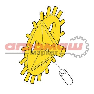 KL810946, 810946, kverneland, kleine, unicorn, квернеланд, кляйне, уникорн, юникорн, квернеленд, квернелэнд, запчасти, запасные, части, spare, parts, беларусь, колесо, пальцевое, wheel, finger