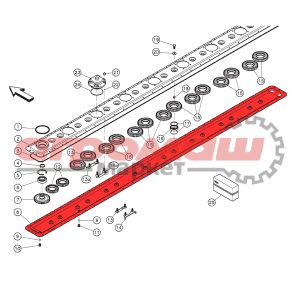 56845500, kuhn, spare, parts, кун, брус, днище, полотно, крышка, нижняя, нижнее, бруса, запчасти, запасные, части, беларусь, рб