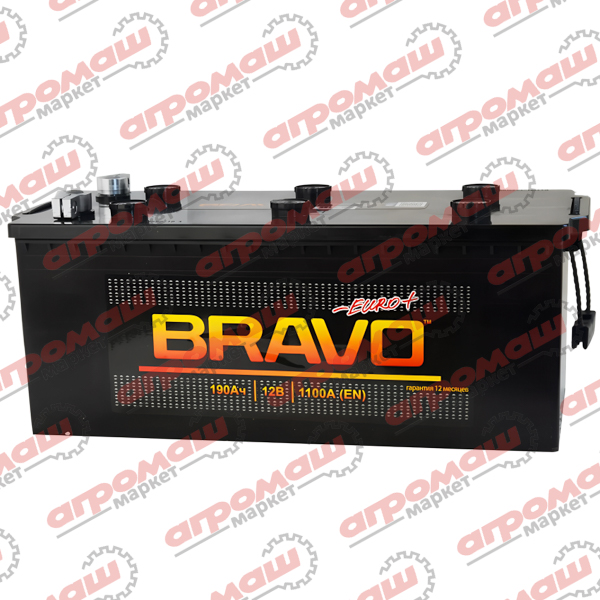 Аккумулятор BRAVO 6СТ-190 Euro 3 BRAVO 6СТ-190, Euro, евро, аккумулятор, аккумуляторная, батарея, аккумуляторы, для грузовиков, автортанспорта, грузового, беларусь, минск