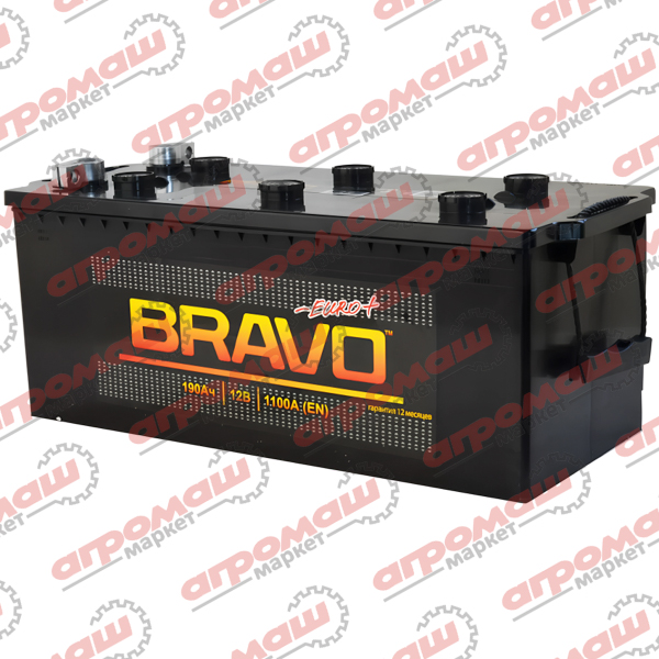Аккумулятор BRAVO 6СТ-190 Euro 2 BRAVO 6СТ-190, Euro, евро, аккумулятор, аккумуляторная, батарея, аккумуляторы, для грузовиков, автортанспорта, грузового, беларусь, минск