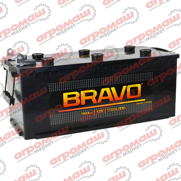 Аккумулятор BRAVO 6СТ-190 Euro (под болт) 1 BRAVO 6СТ-190, euro, евро, под болт, аккумулятор, аккумуляторная, батарея, аккумуляторы, для грузовиков, автортанспорта, грузового, беларусь, минск